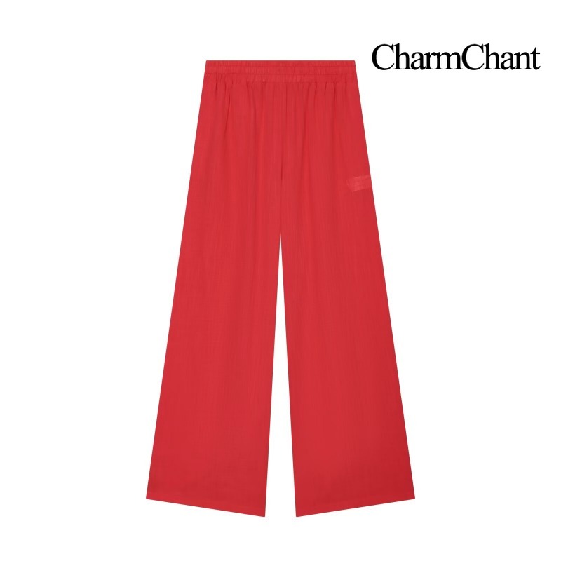 CHARMCHANT Women's Solid Linen - Short Linen Drawstring ulasan dan harga