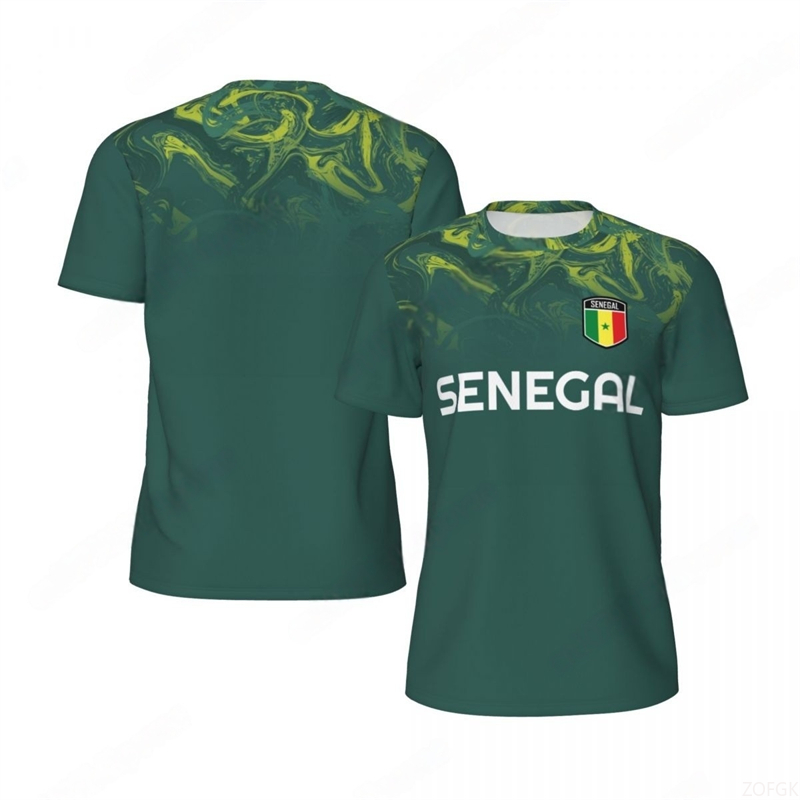 Fashion Senegal Flag Graphic F - Tee Graphic Print ulasan dan harga