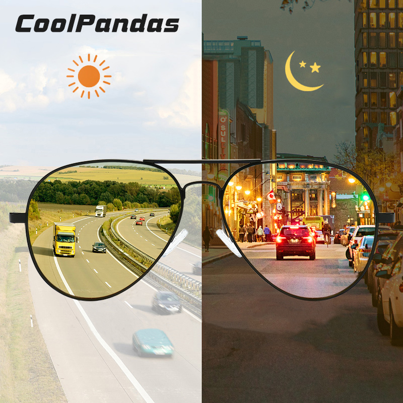Photochromic Sunglasses Men Po - Sunglasses Aviator Polarized ulasan dan harga