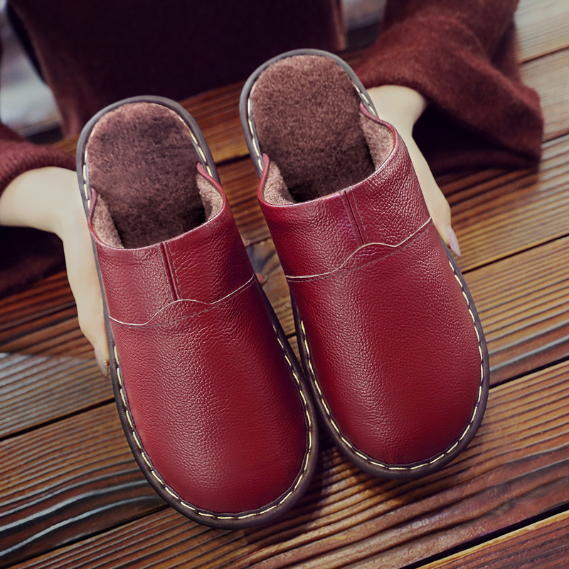 Brand Home Leather Slippers Me - Flip Flop Leather Men ulasan dan harga