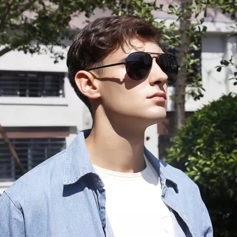 Polarized pilot sunglasses man - Sunglasses Aviator Polarized ulasan dan harga