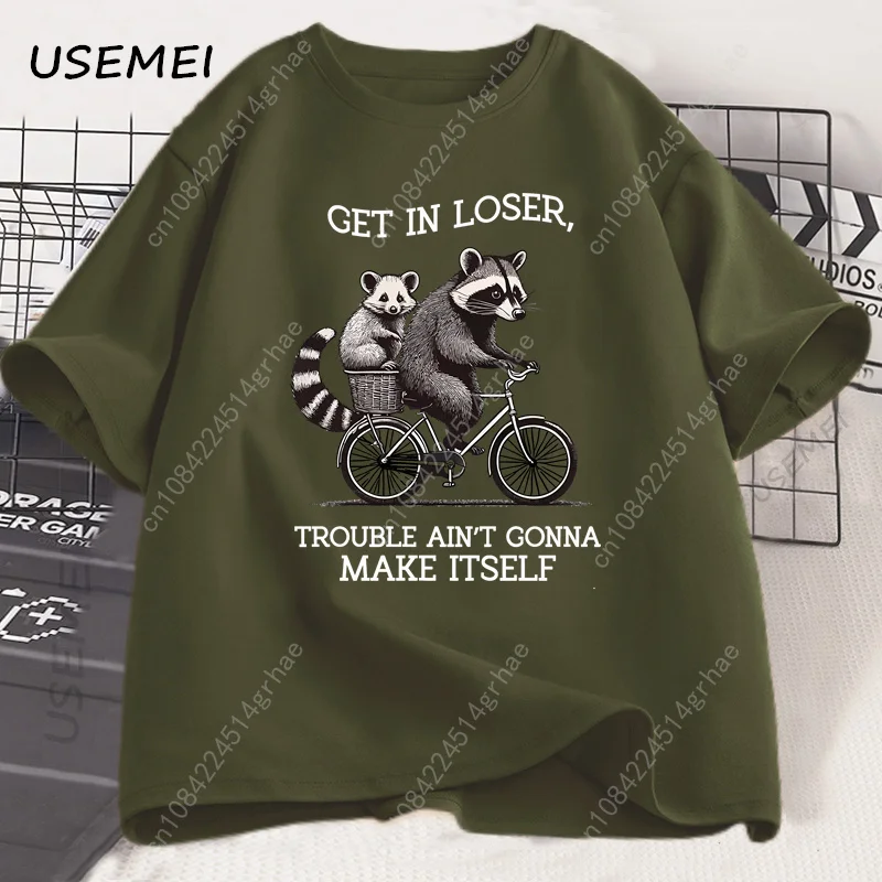 Get in Loser T Shirt Funny Rac - Tee Graphic Print ulasan dan harga