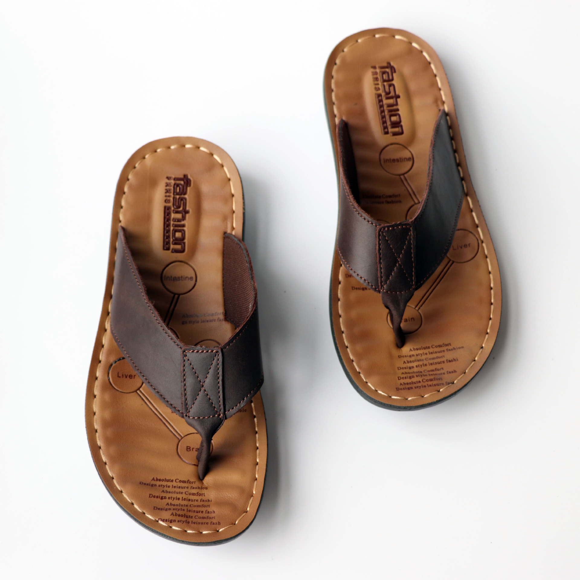 2026 Shoes Leather Men's Flip  - Flip Flop Leather Men ulasan dan harga