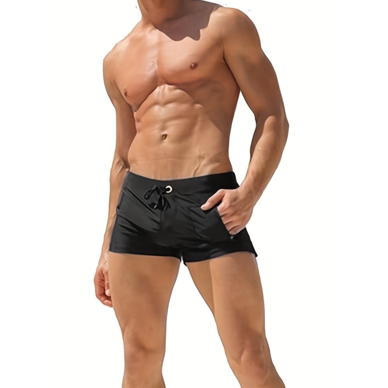 Stretchy Nylon & Elastane Men' - Swim Trunk Quick Dry ulasan dan harga