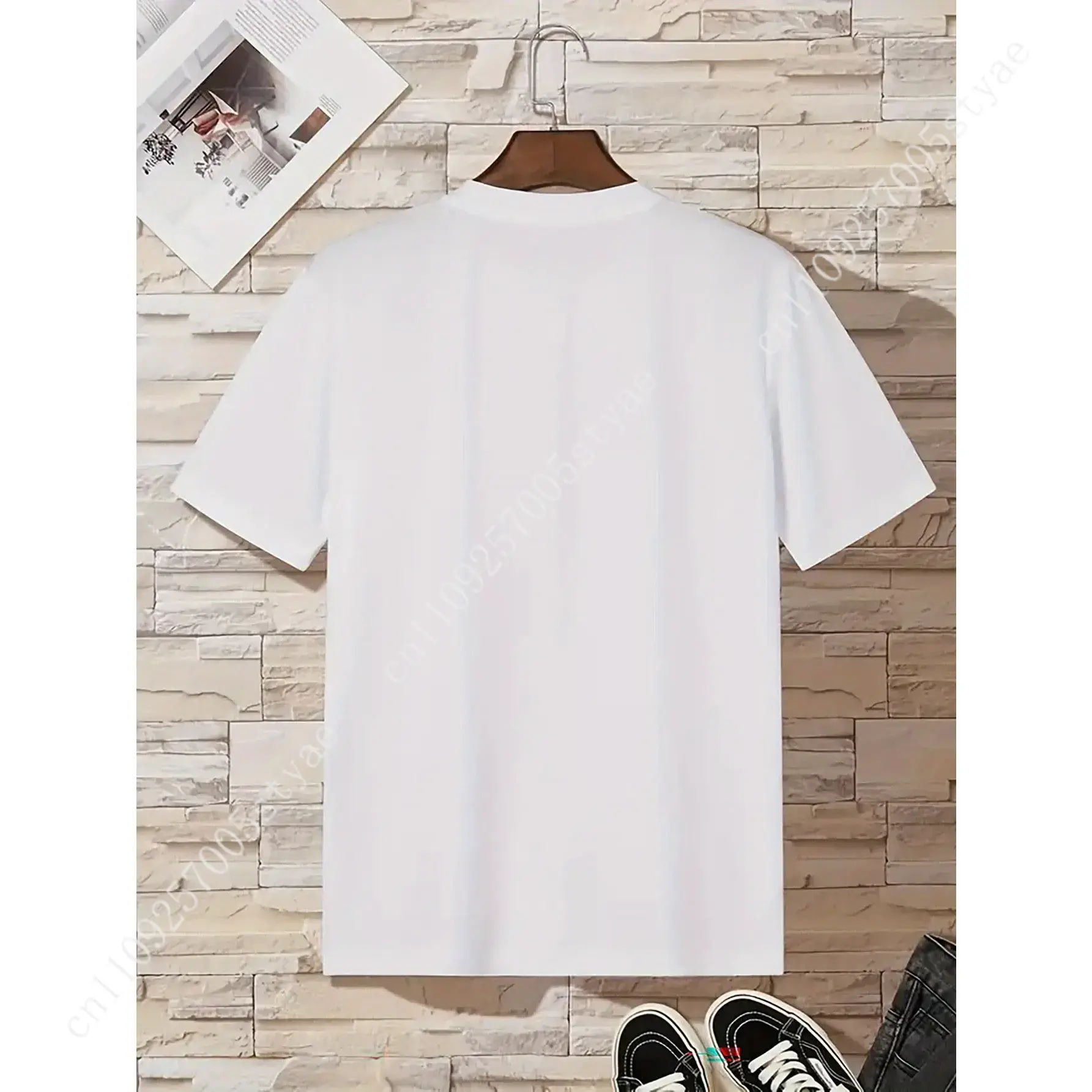 Women's Cherry & Leopard Print - Tee Graphic Print ulasan dan harga
