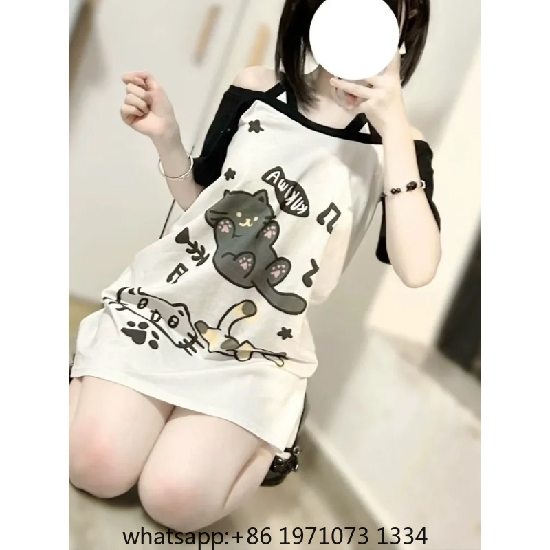 Japanese Patchwork Women Off S - Tee Graphic Print ulasan dan harga