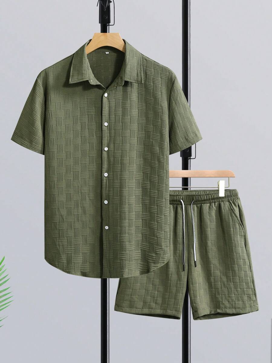 Manfinity RSRT Men's Mature Va - Short Linen Drawstring ulasan dan harga