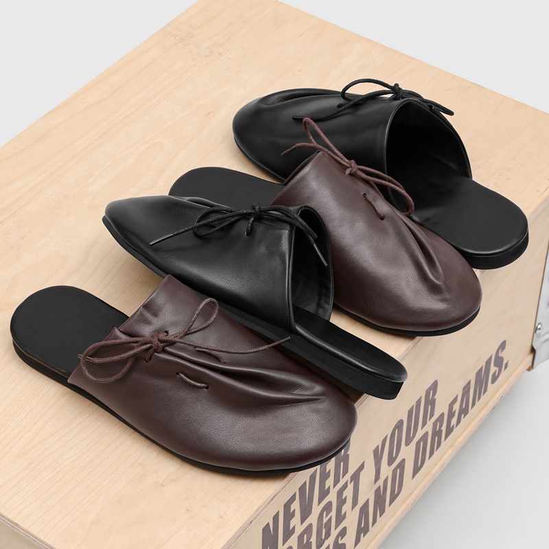 New Fashionable Comfortable La - Flip Flop Leather Men ulasan dan harga