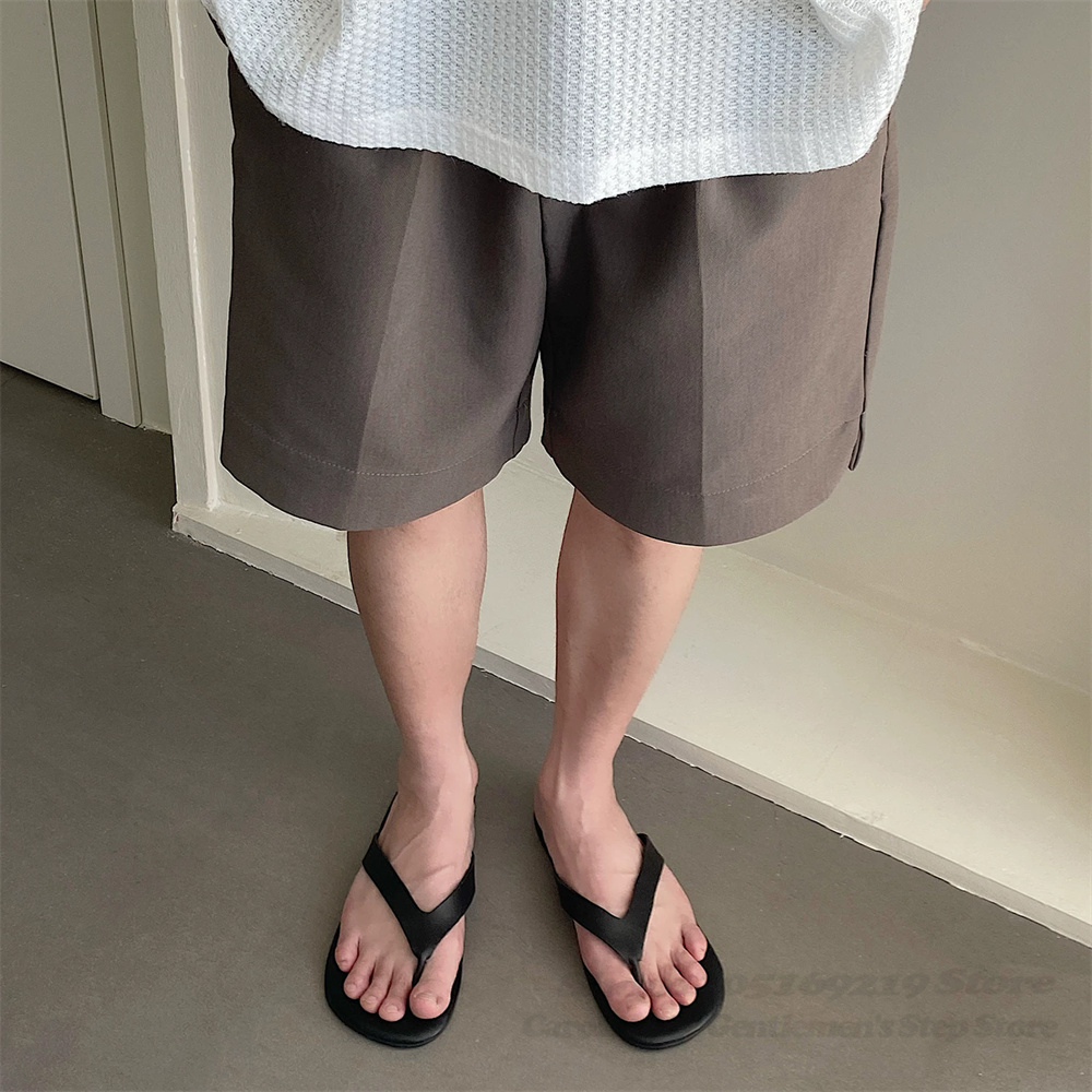 Vintage Style Cow Suede Clip O - Flip Flop Leather Men ulasan dan harga