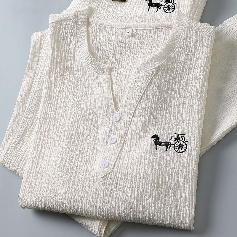 New Summer Fashion Trendy Line - Short Linen Drawstring ulasan dan harga