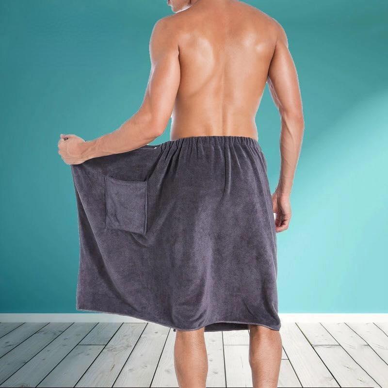 1Pc Men's Soft Polyester Bath  - Beach Towel Large ulasan dan harga