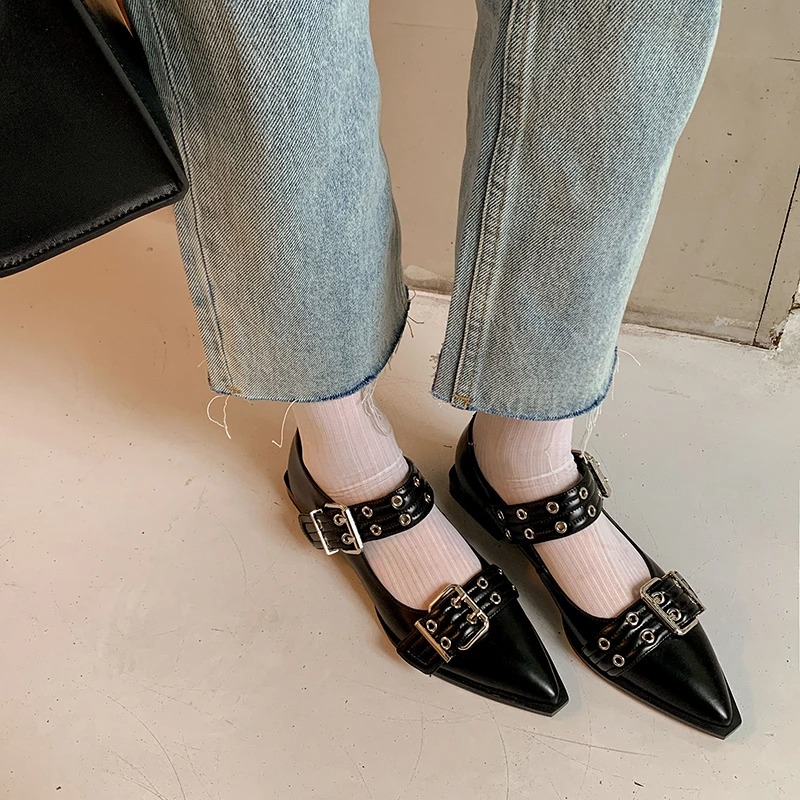 Women's Shoes Designer Luxury  - Casual Sandal Leather ulasan dan harga