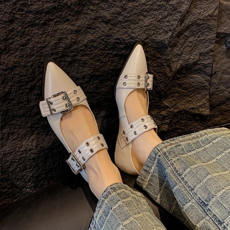 Women's Shoes Designer Luxury  - Casual Sandal Leather ulasan dan harga